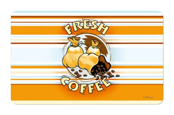 Frühstücksbrettchen Coffee Time - FRESH COFFEE