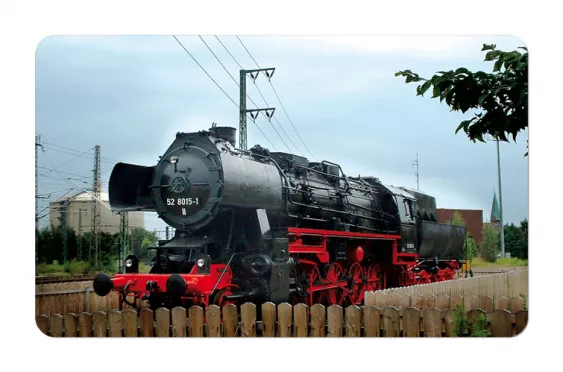 Frühstücksbrettchen Eisenbahn Dampflok