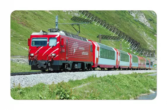 Frühstücksbrettchen Eisenbahn Glacier-Express