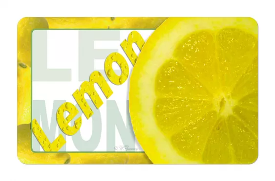 Frühstücksbrettchen Früchte Lemon