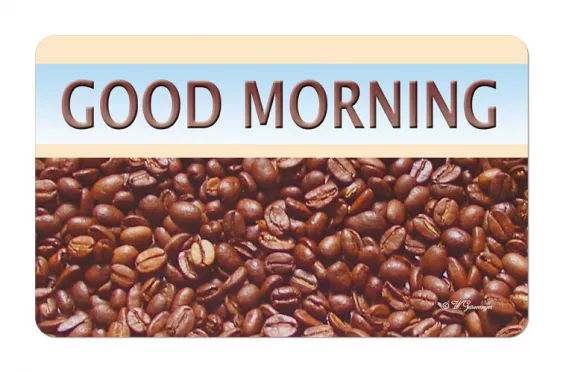 Frühstücksbrettchen Kaffee - GOOD MORNING
